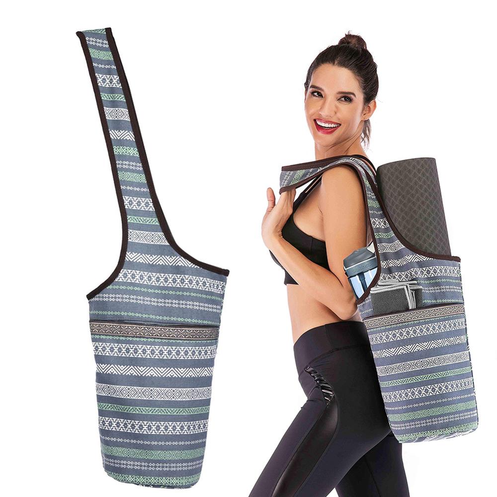  Ewedoos Yoga Mat Bag with Large Size Pocket and