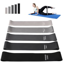 Grey 5 levels resistance bands