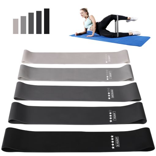 Grey 5 levels resistance bands