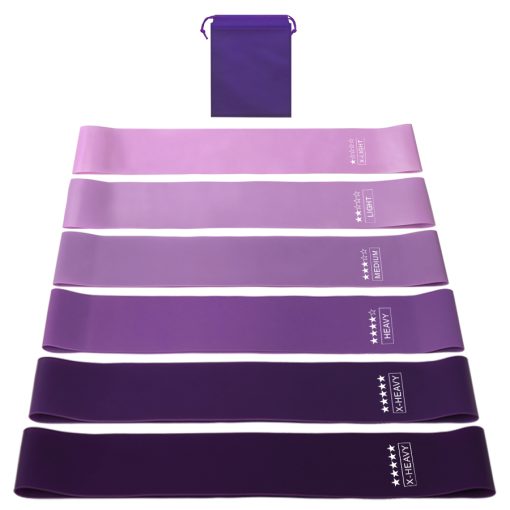 Purple 6 levels mini resistance bands - Image 3