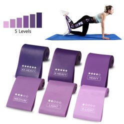 Purple 6 levels mini resistance bands