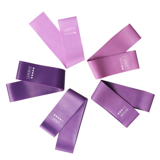 Purple 6 levels mini resistance bands - Image 5