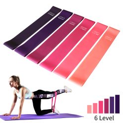 6 levels mini resistance bands