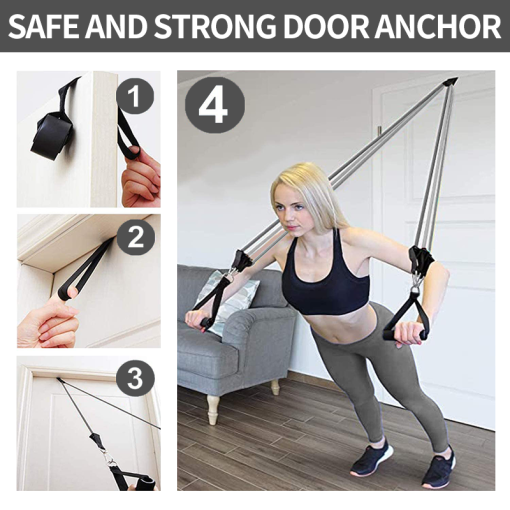 Pull Rope Fitness Band Set 11 Pcs - Image 5