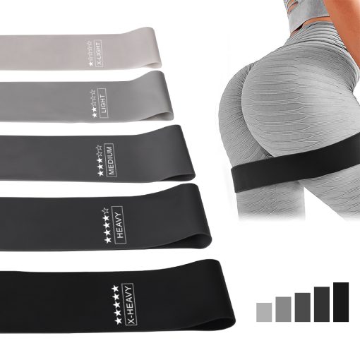 Grey 5 levels resistance bands - Image 6